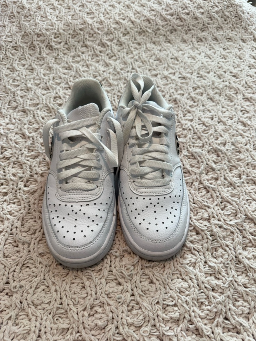 Nike Air Force with Leopard Swoosh Size 6.5W - Picture 3 of 7